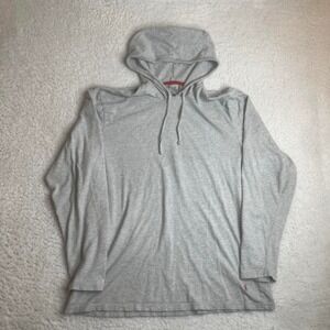Polo Ralph Lauren men's grey long sleeve hooded t-shirt knit lightweight L